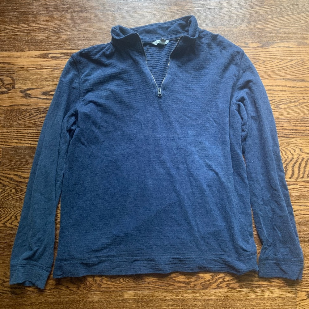 Calvin Klein Blue Quarter Zip Sweatshirt